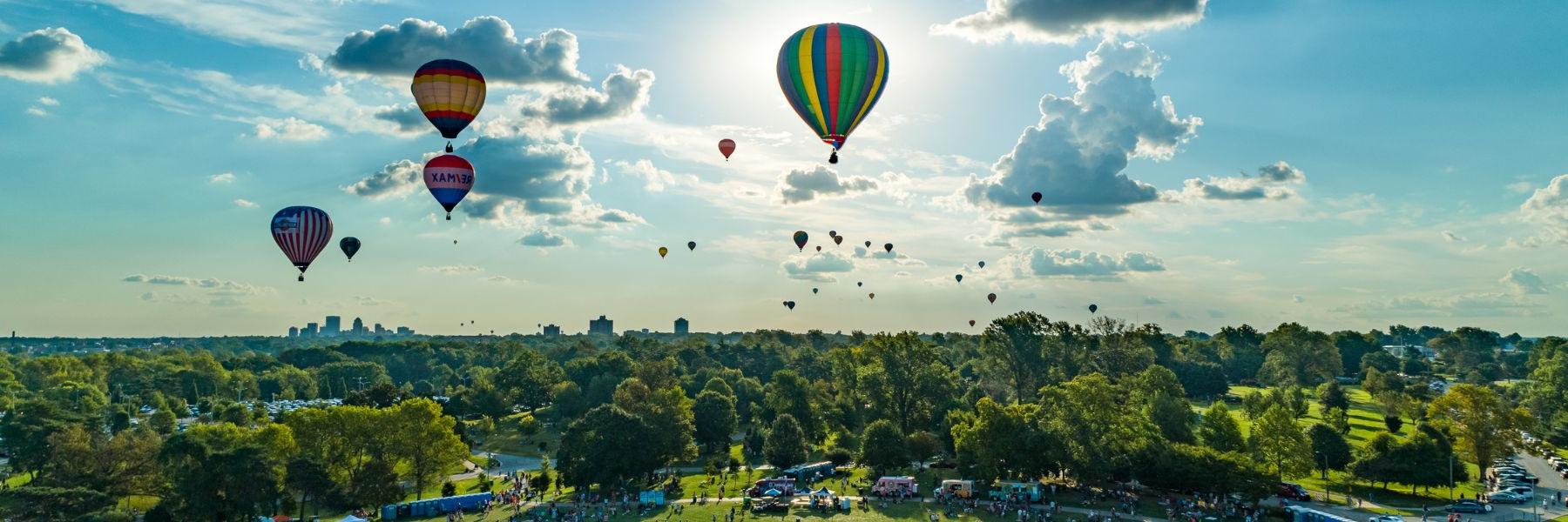The Great Forest Park Balloon Race is one of St. Louis' signature events.